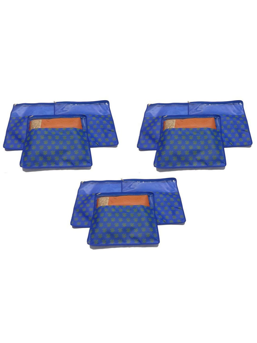 prettykrafts Blue Set of 6 Regular Drawer Organiser Organisers-image-35