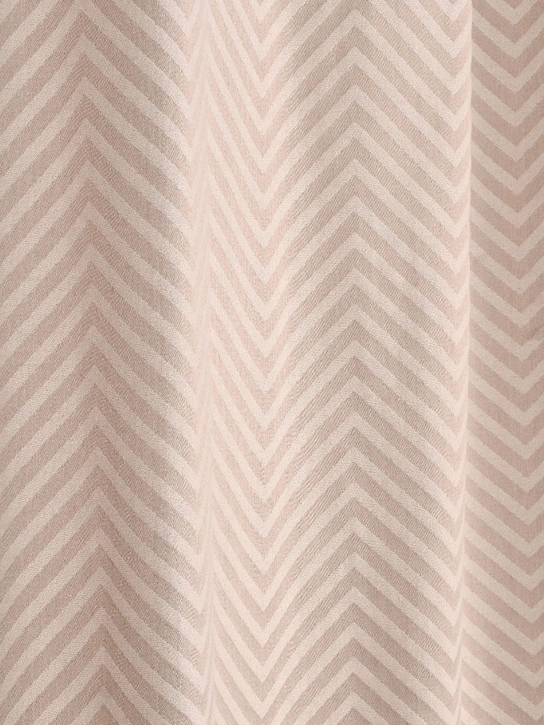 Saral Home Blue & Off White Geometric Room Darkening Window Curtain-image-48
