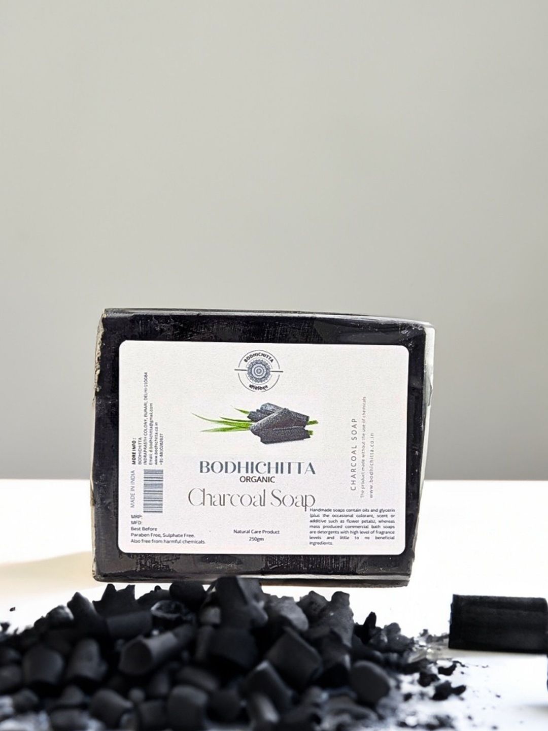 Bodhichitta Organic Charcoal Soap Base 250 gm-image-34