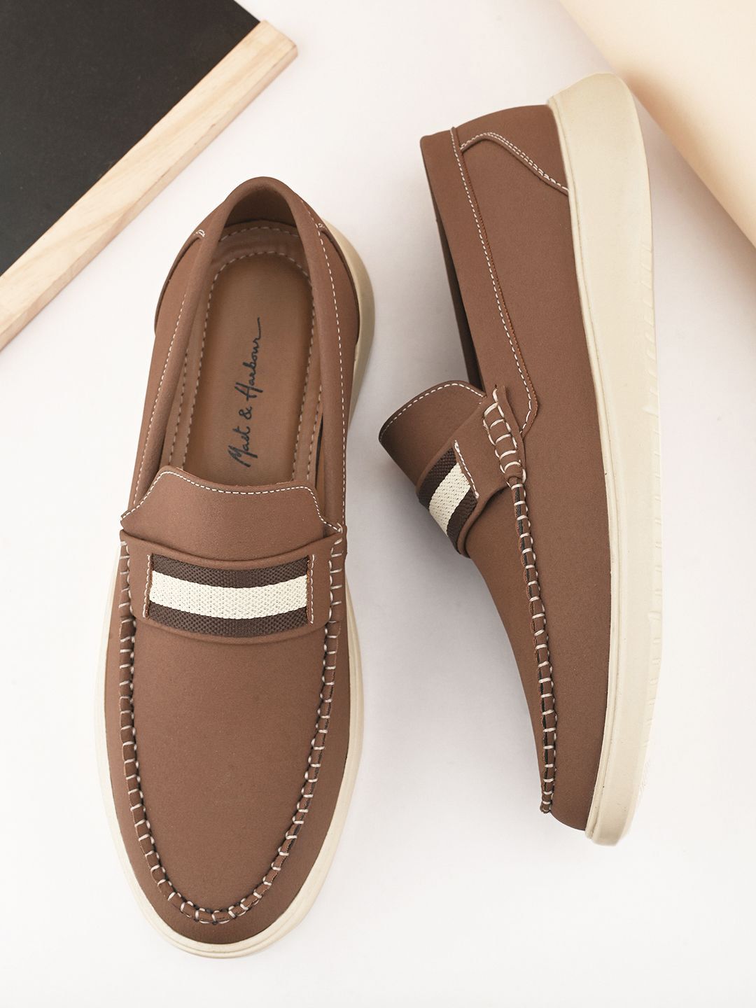 Mast & Harbour Men Slip-On Sneakers-picture-22