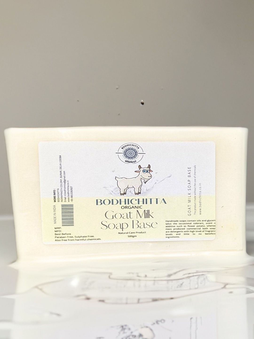 Bodhichitta Goat Milk Melt Soap Base-500g-picture-25