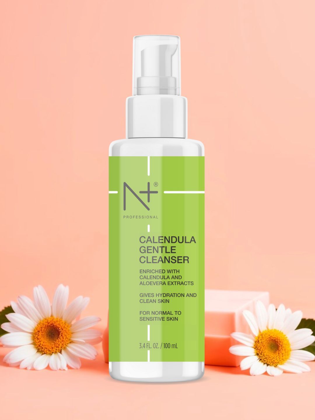 N Plus Professional Calendula Gentle Cleanser With Calendula & Aloe Vera Extracts - 100 ml-image-35