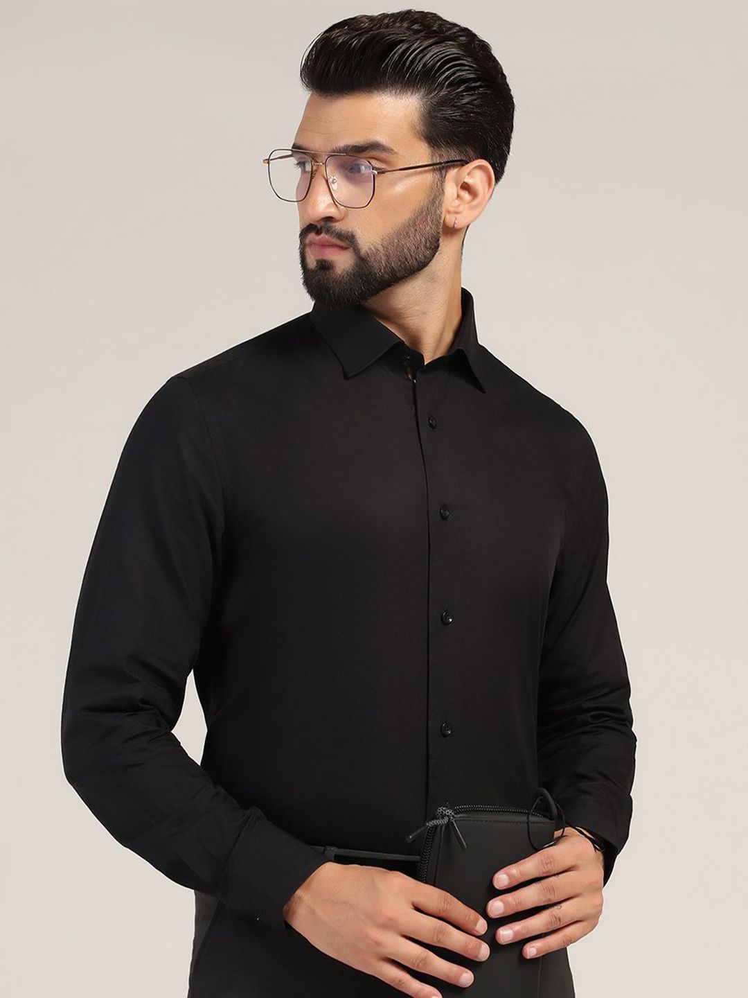 Blackberrys Men Slim Fit Opaque Casual Shirt-picture-39