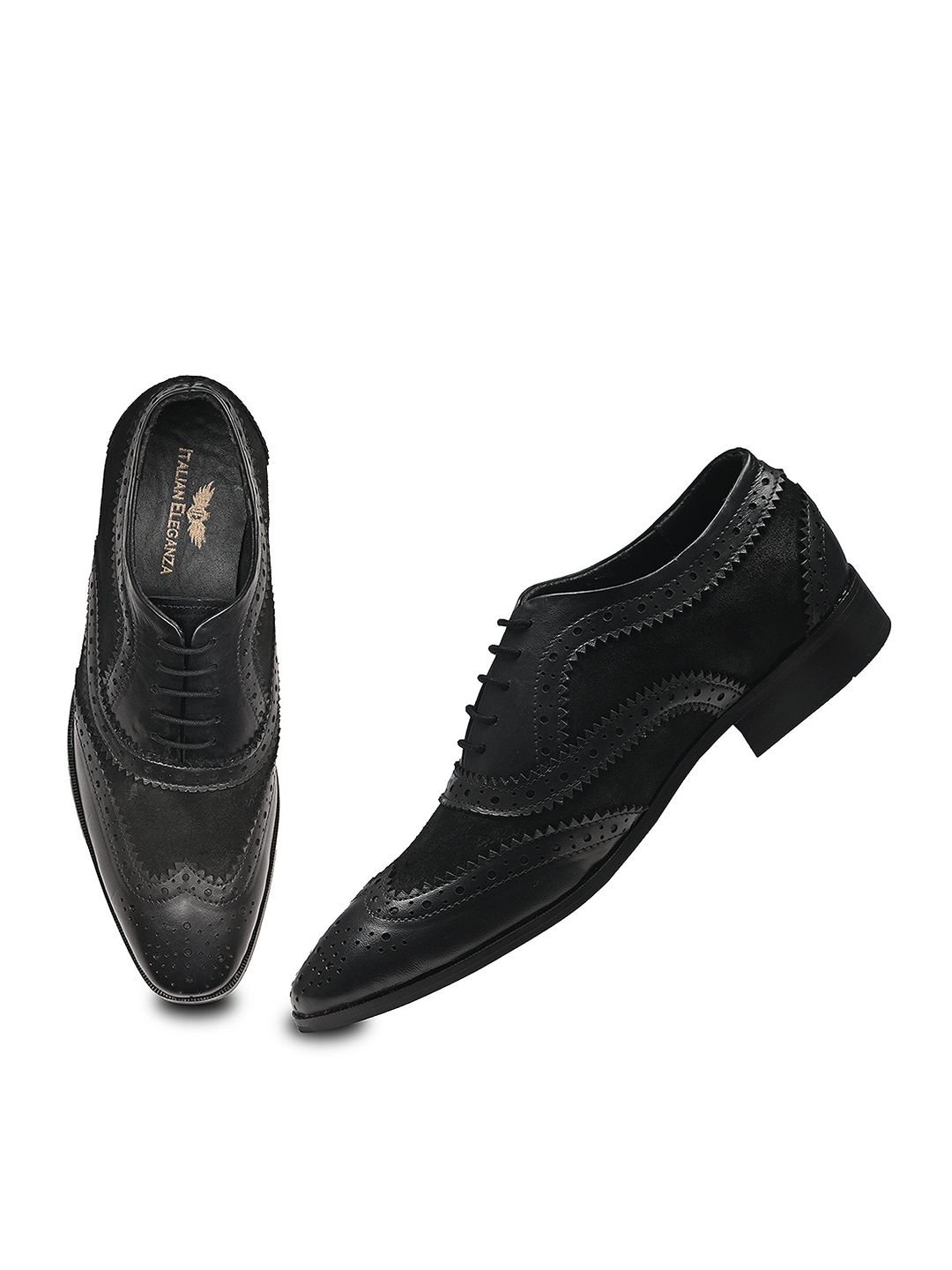 ITALIAN ELEGANZA Men Leather Formal Brogues-picture-29