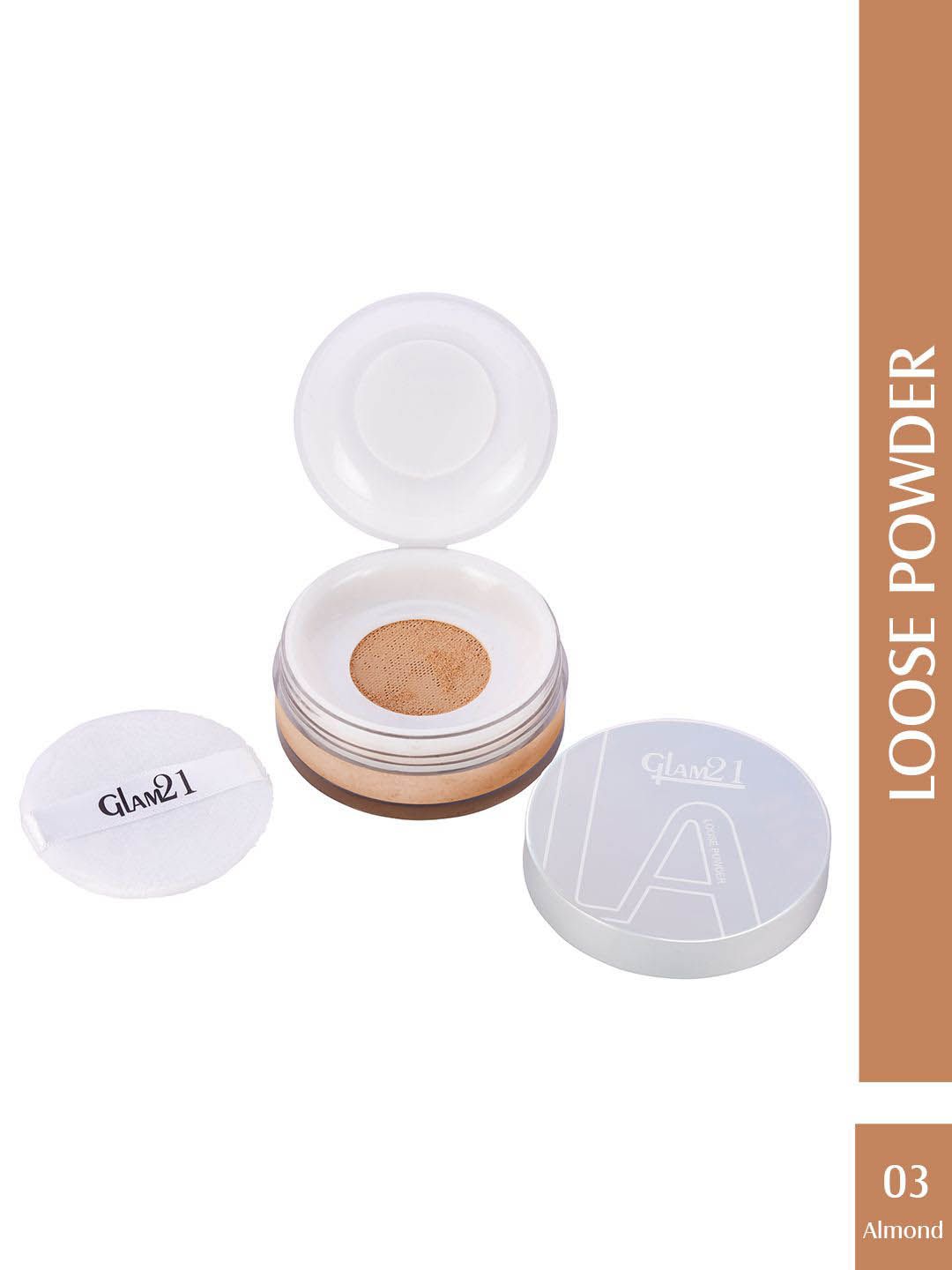 GLAM21 Loose Powder With Vitamin E - 8 g Almond 03-image-3