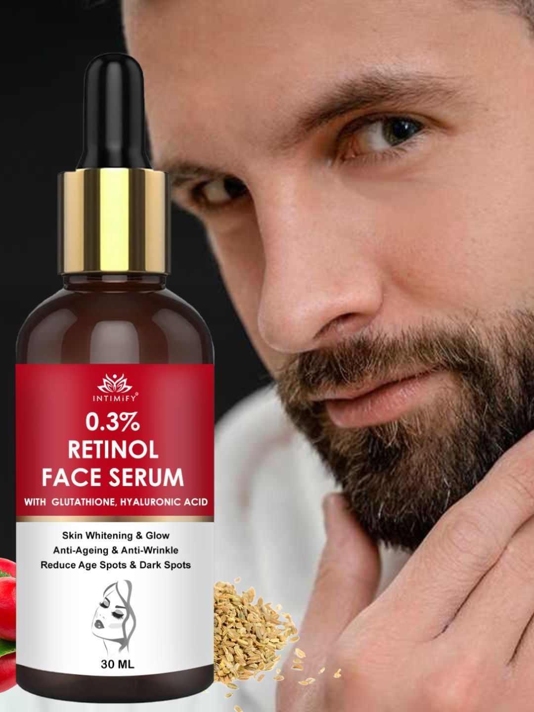 INTIMIFY 0.3% Retinol  Anti-Aging Serum - 30 ml-image-49