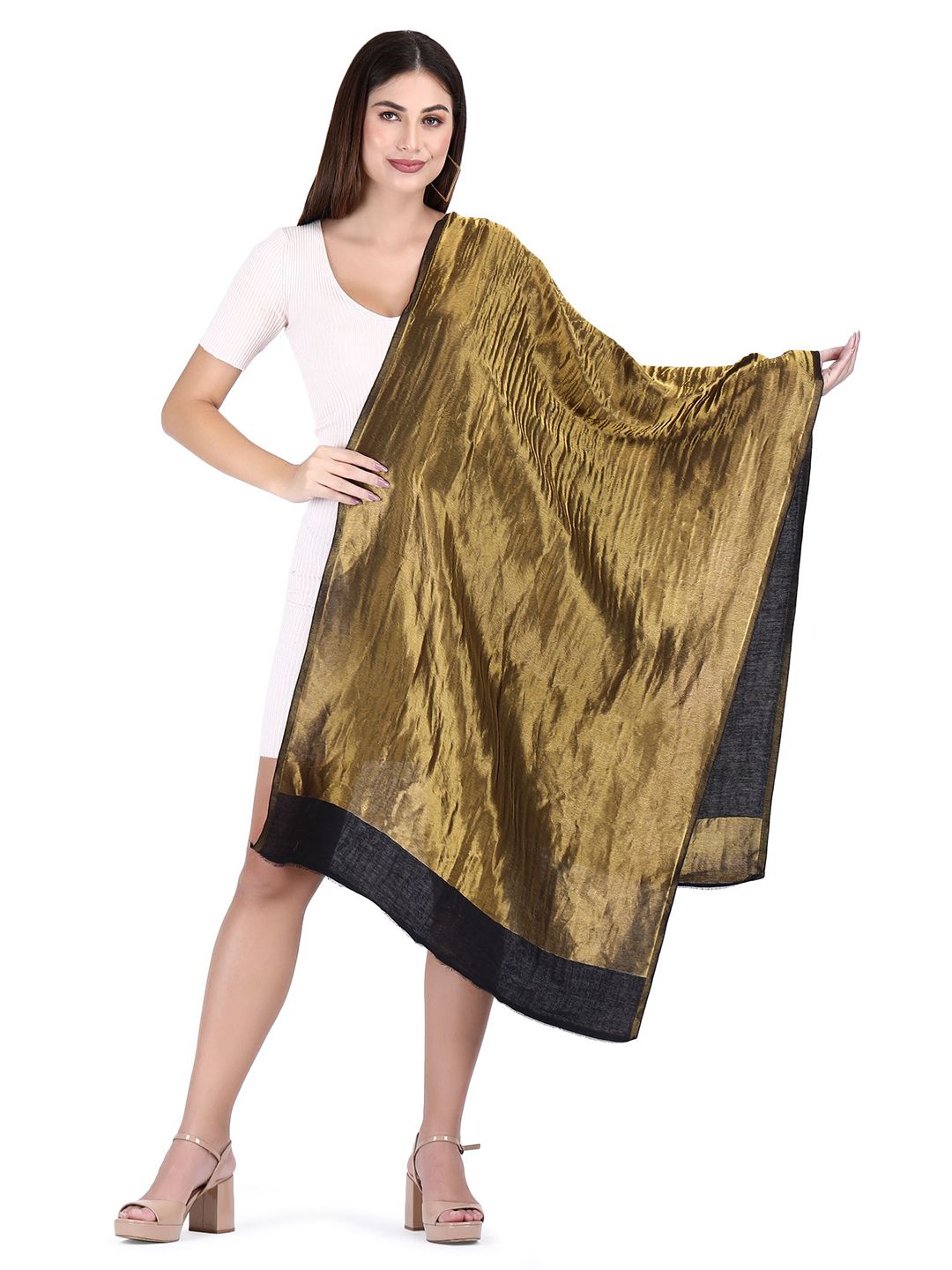 Stole & Yarn Unisex Woolen Stole-image-30