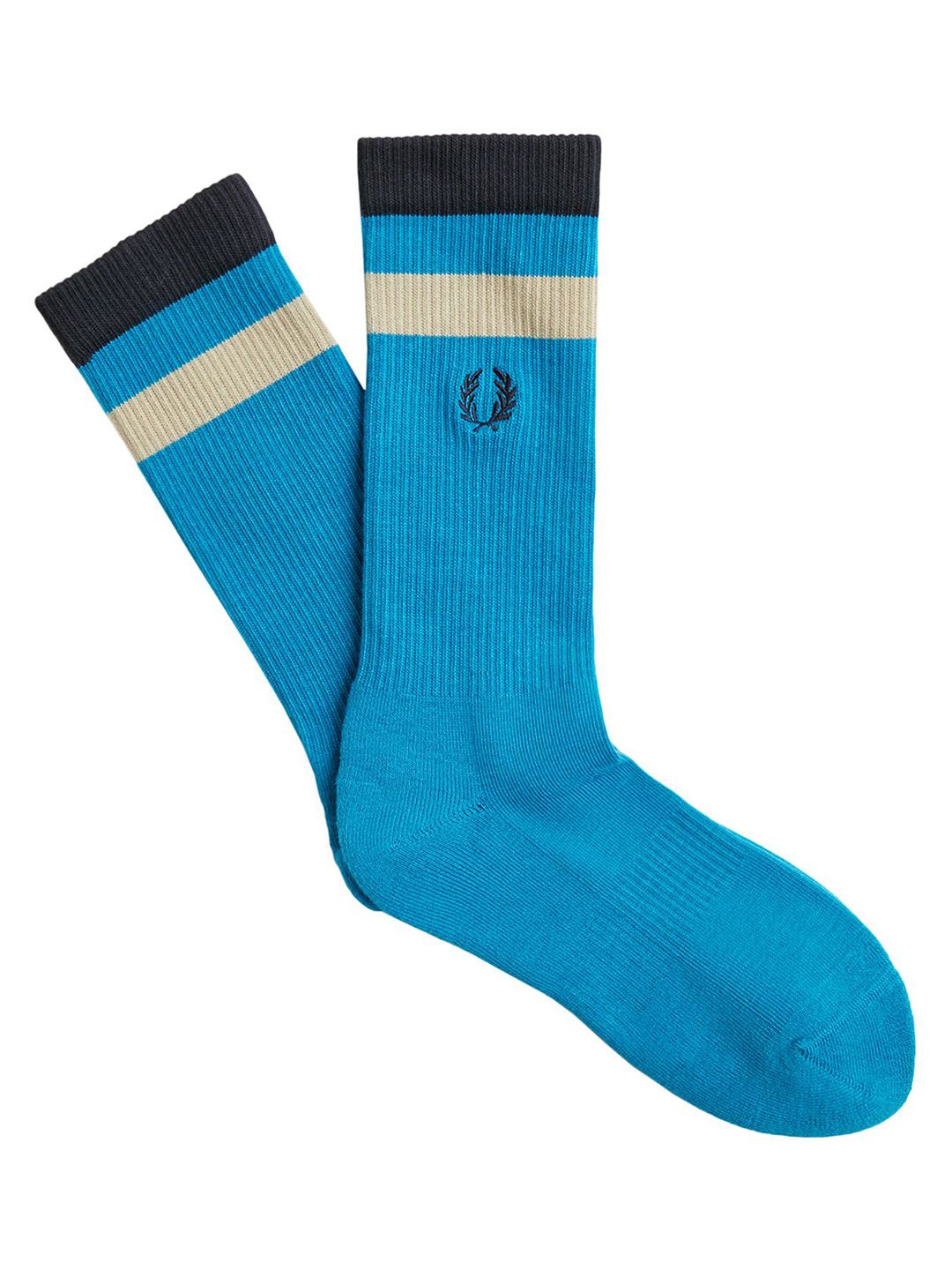 Fred Perry Men Patterned Calf Length Socks-picture-33