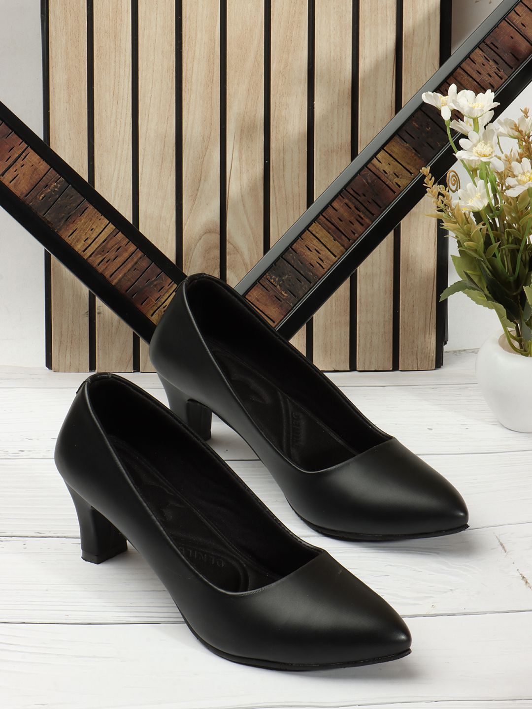 Denill Block Sandals with Buckles-picture-12