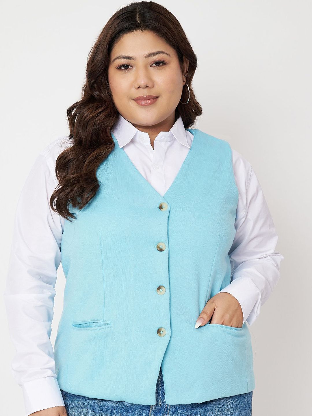 BRINNS Tailored-Fit V-Neck Waistcoat-image-25