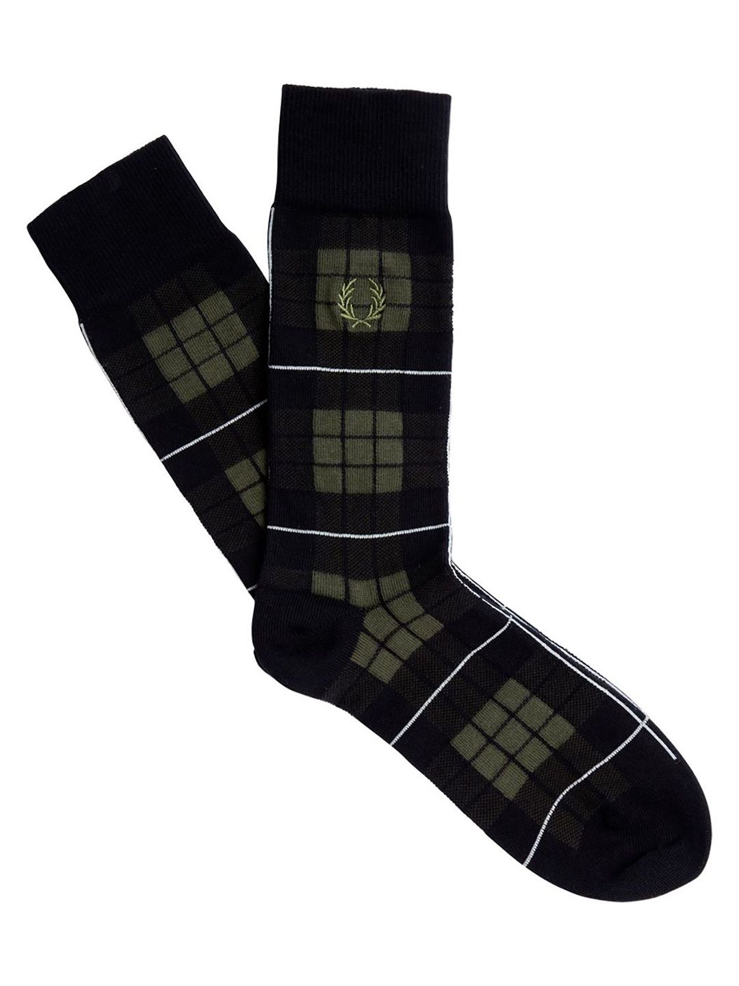 Fred Perry Men Patterned Calf Length Socks-picture-21