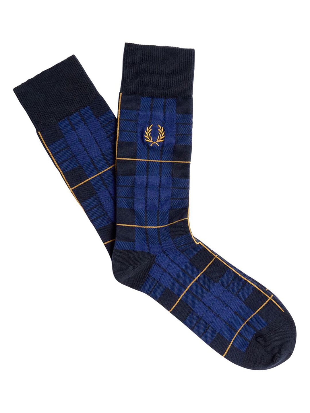 Fred Perry Men Patterned Calf Length Socks-picture-22