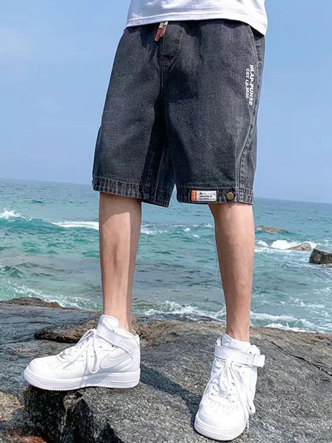 HERE&NOW Men Denim Shorts-picture-18