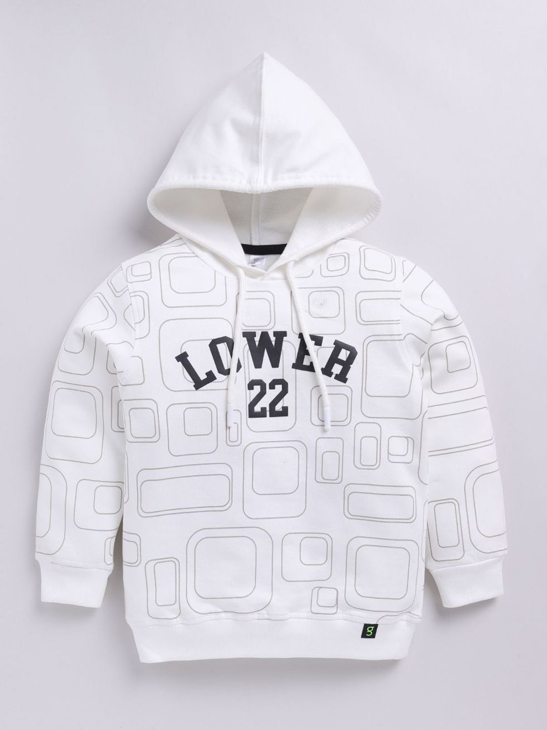 Ginie Boys Typography Printed Hooded Sweatshirt-picture-32