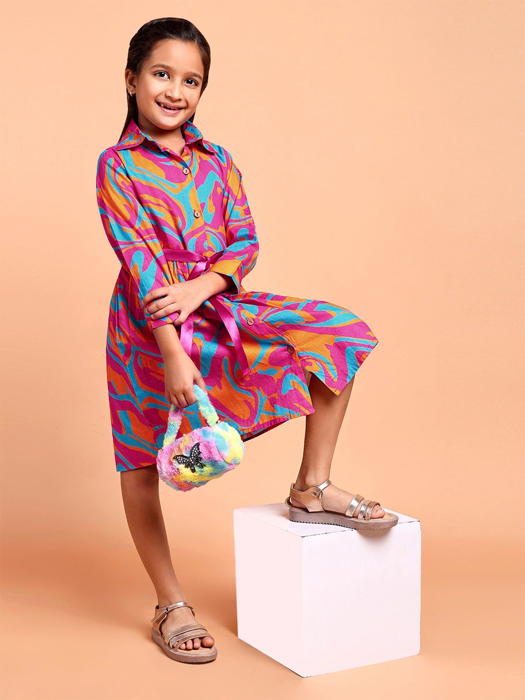 HERE&NOW Print A-Line Dress-picture-33