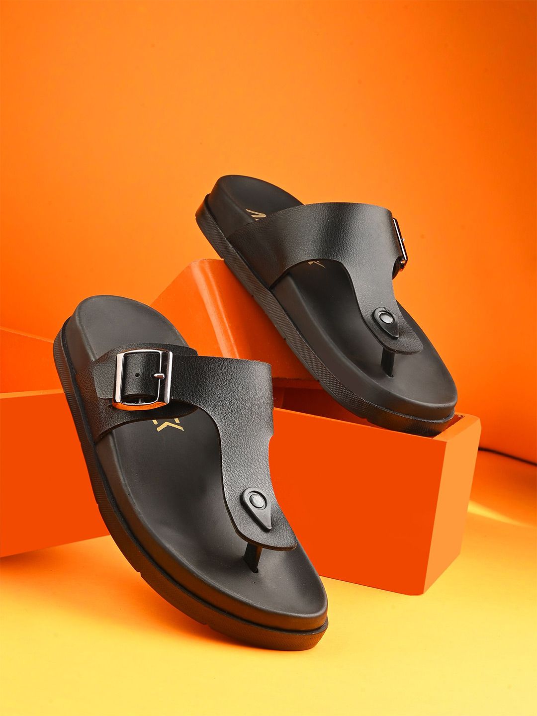 AfroJack Men PU Comfort Sandals-picture-15