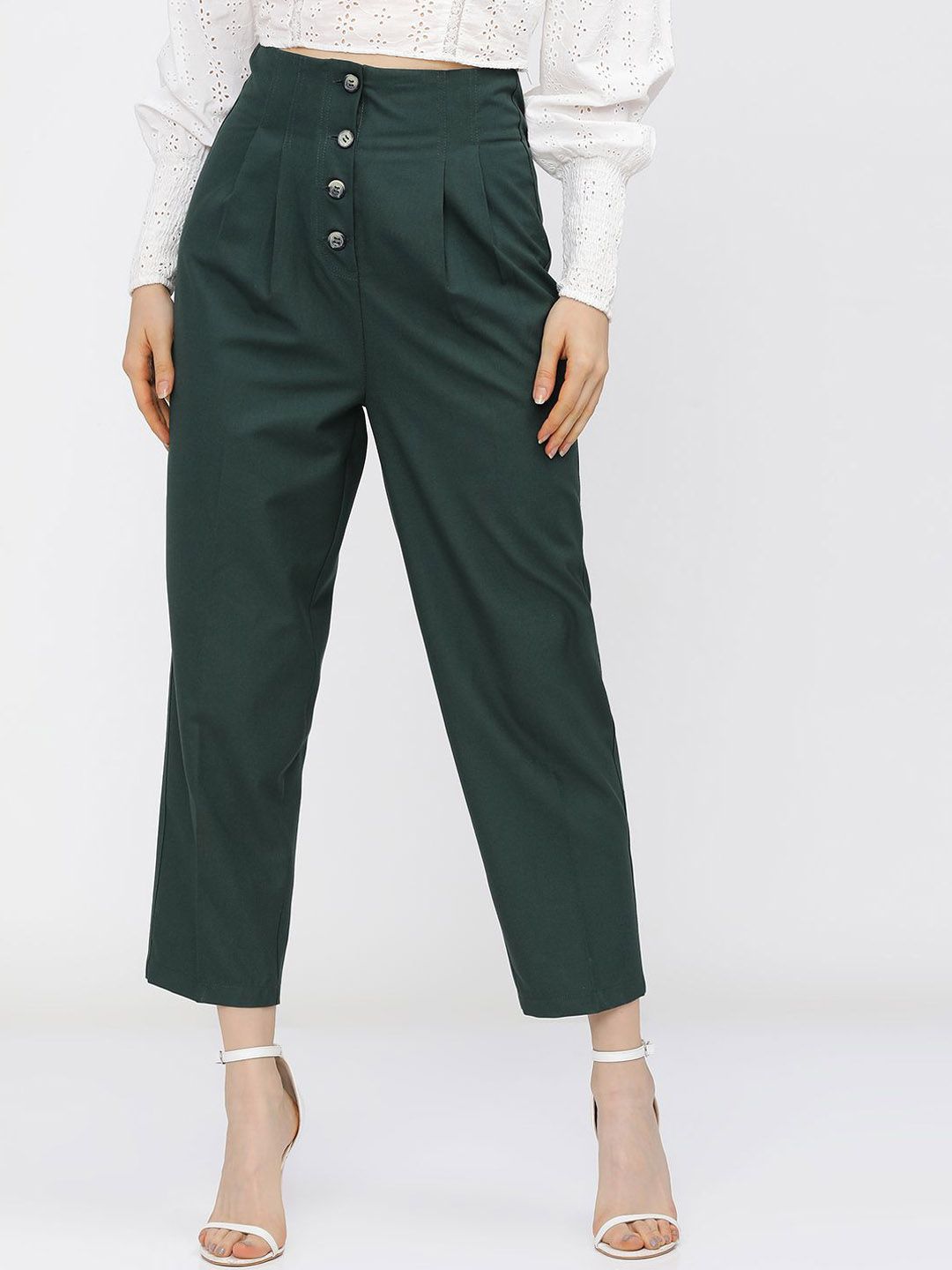 Tokyo Talkies Women Mid-Rise Regular Trousers-image-48