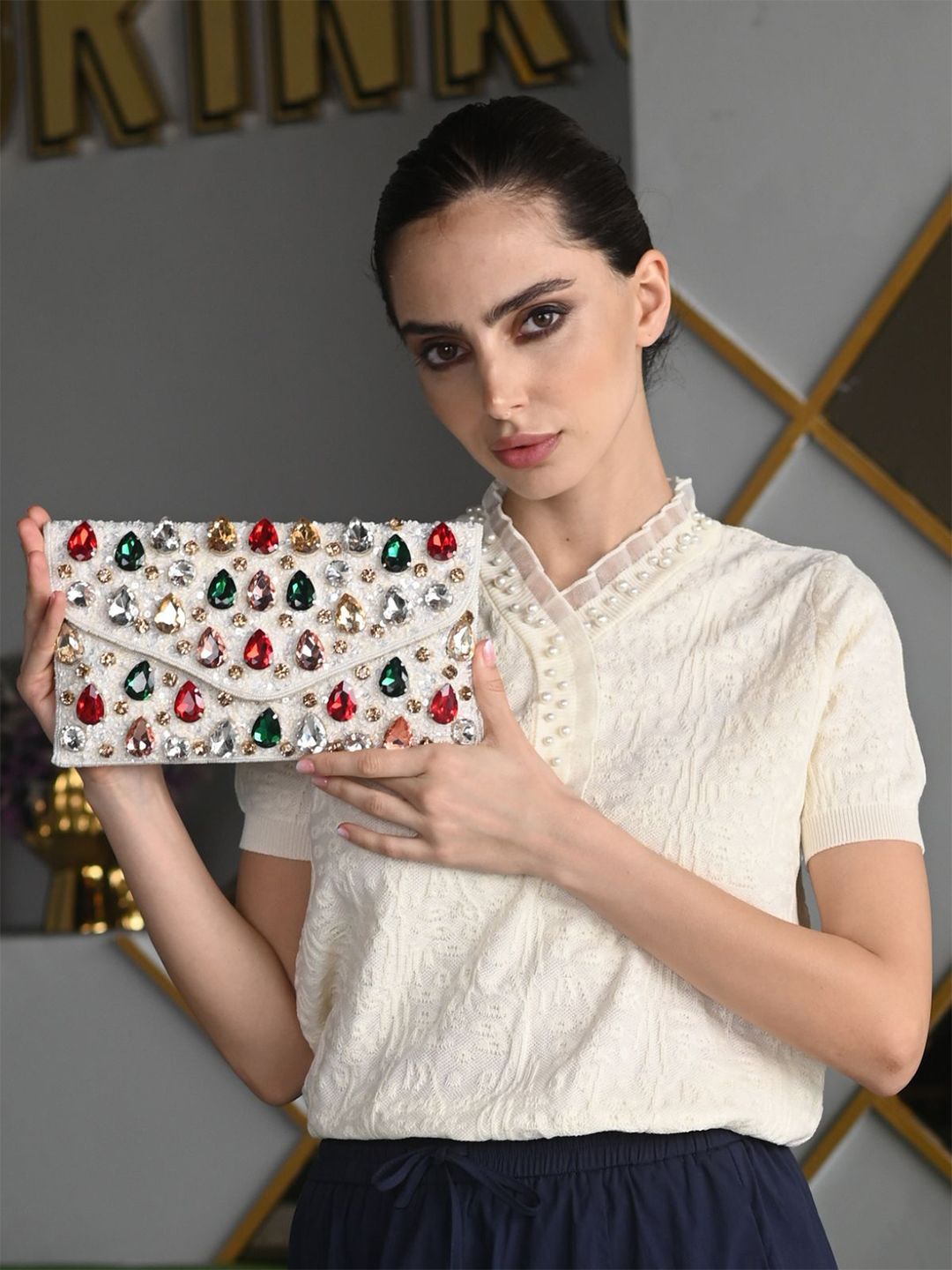 ODETTE Embellished Purse Clutch-picture-35