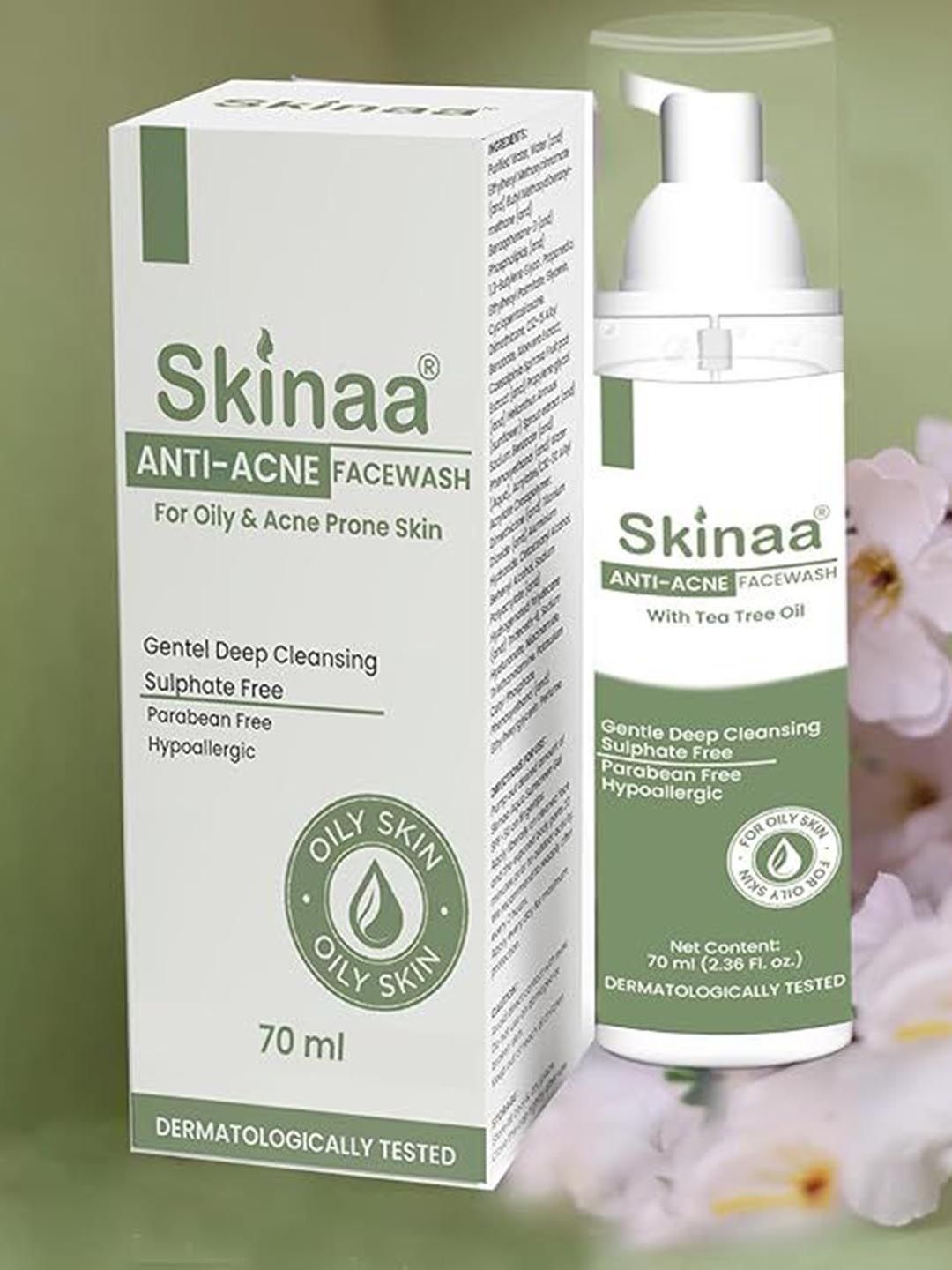 SKINAA Anti-Acne Face Wash With Tea Tree Oil - 70 ml-picture-46