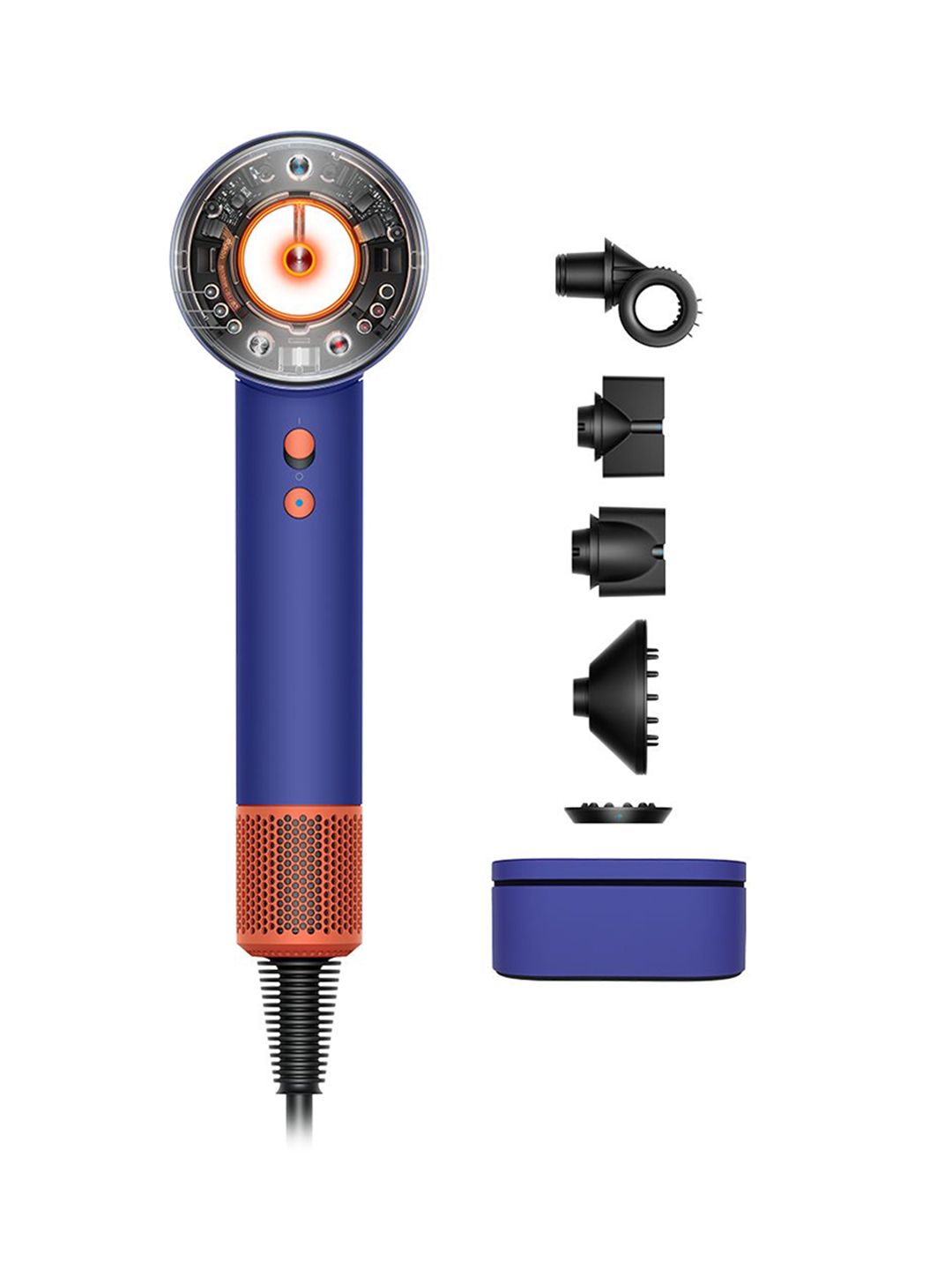 dyson Supersonic Nural Hair Dryer With Heat Control - Vinca Blue/Topaz