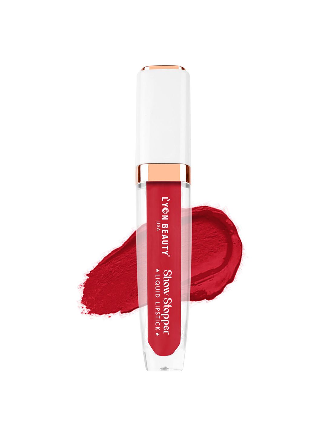 Lyon Beauty USA Show Stopper Long Lasting Liquid Lipstick-6ml- Crimson Red 24-picture-30
