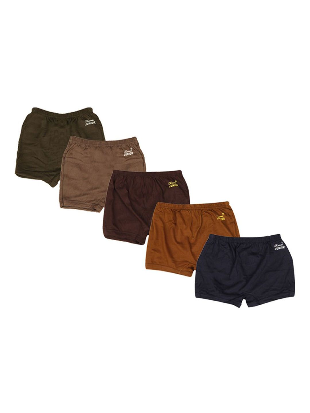 YELLOWDELIGHT Boys Pack Of 5 Mid-Rise Boy shorts Briefs - YD 664 Ramvi (b) drawer 0-6m-5p-image-13