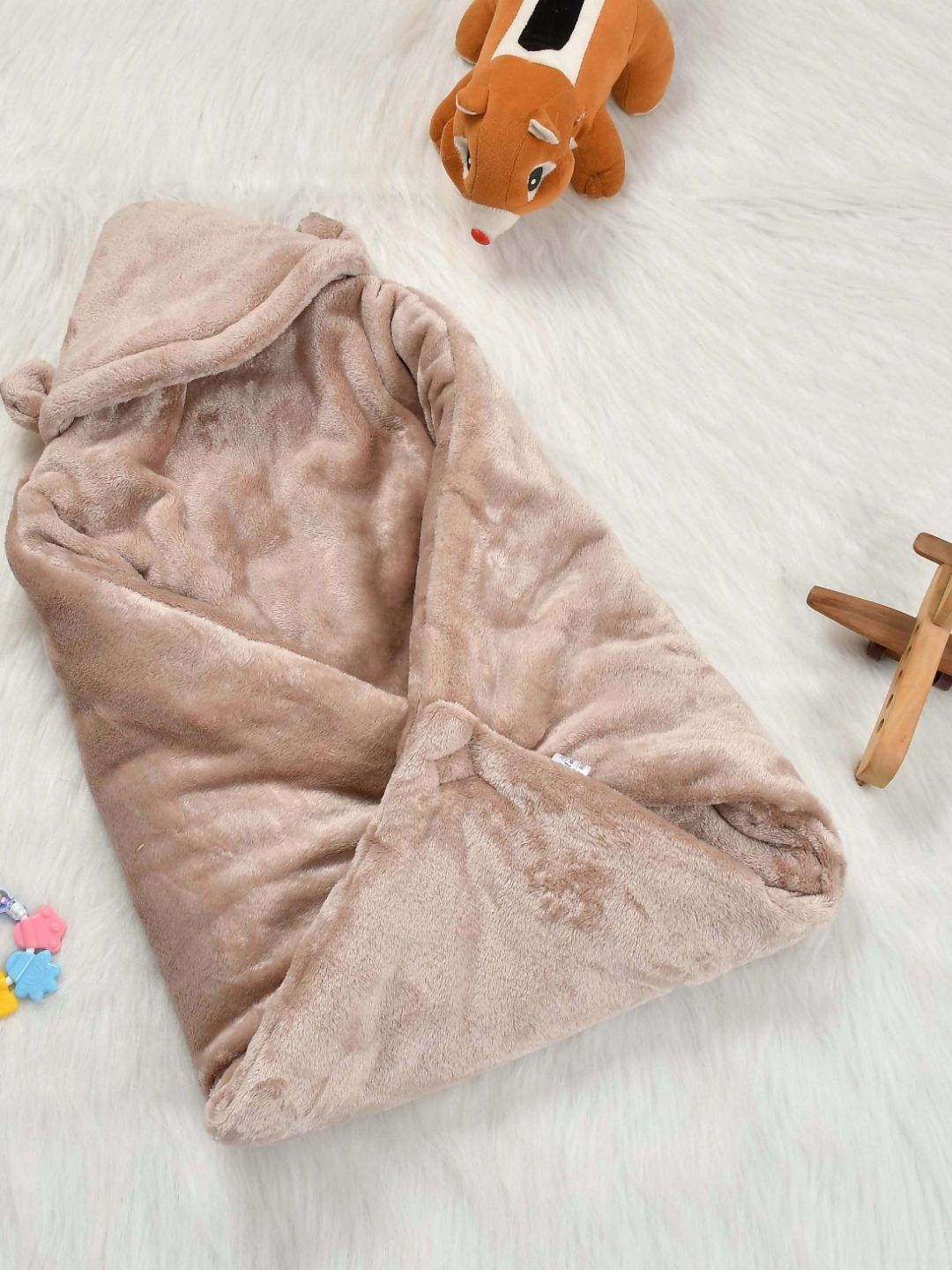 Florida Brown Mild Winter 300 GSM Single Bed Blanket-image-36