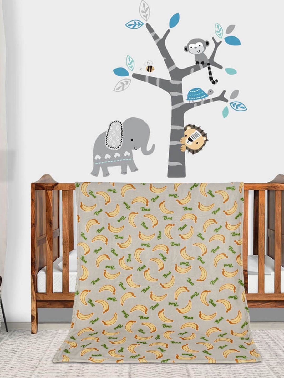 Florida Grey Cartoon Characters Single Bed Blanket-picture-23