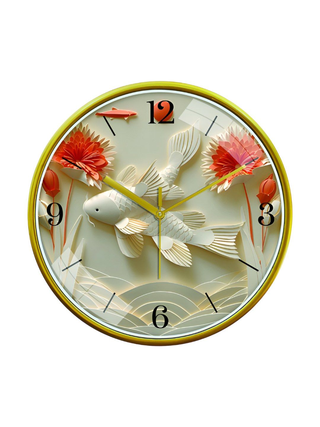 Aura Multicoloured Printed Contemporary Wall Clock-picture-16