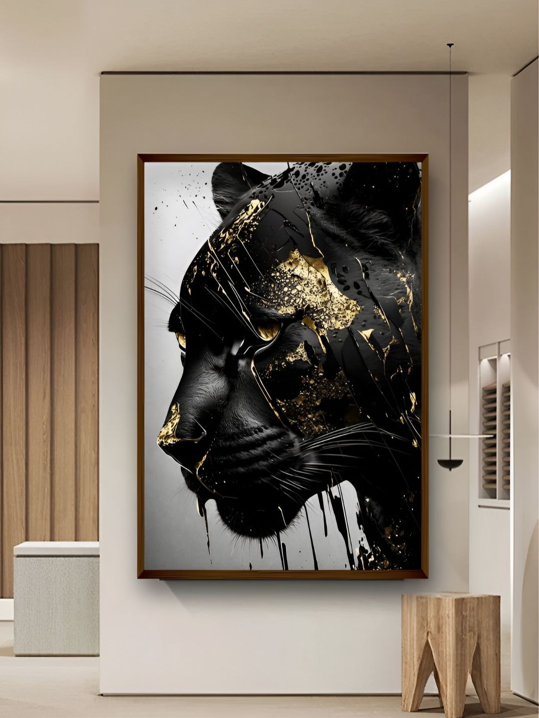 Artsense Black & White Canvas Abstract Wall Paintings