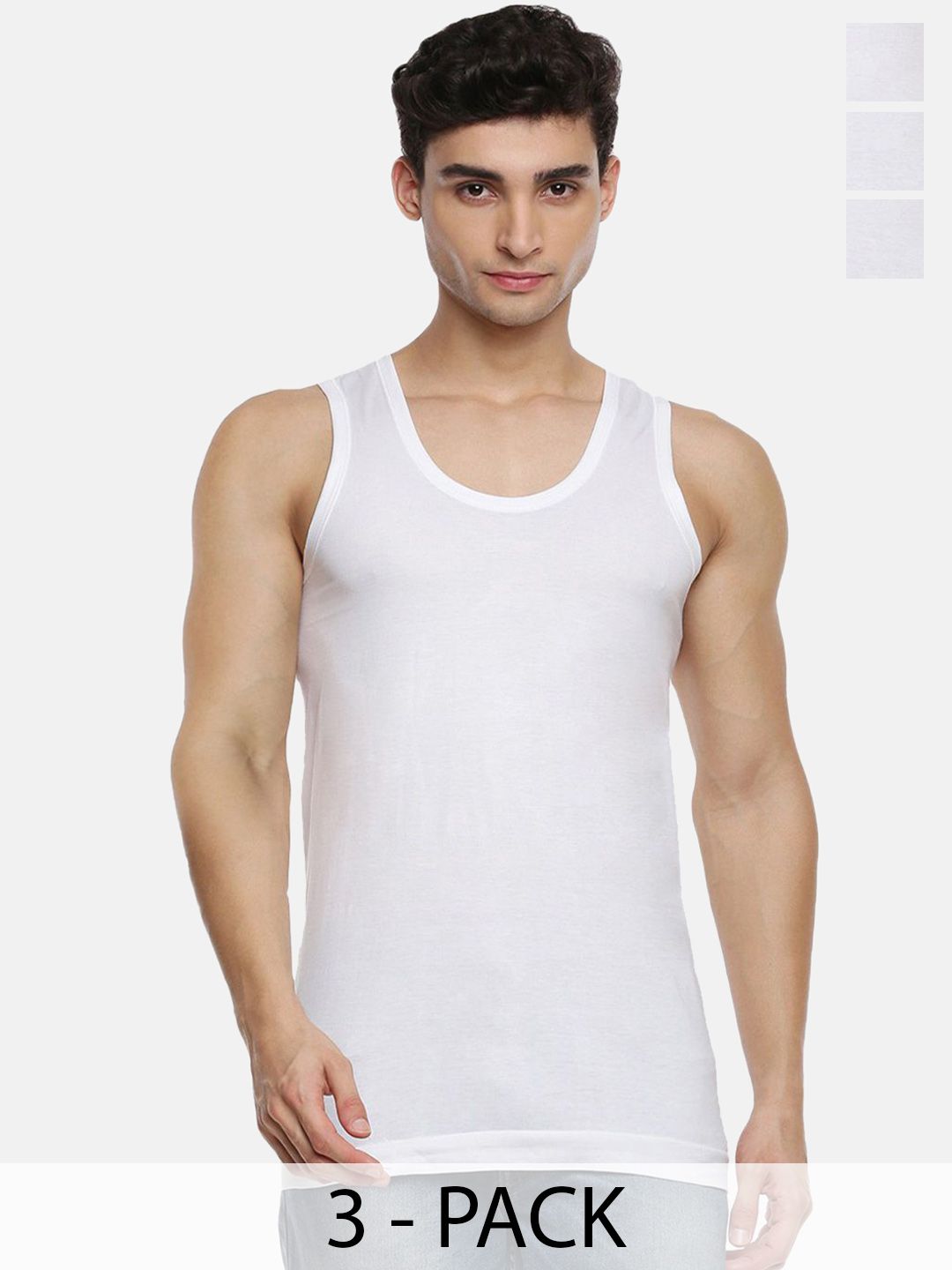 Ramraj Men Pack Of 3 Cotton  Innerwear Vests R1CompactRNW3P-picture-19