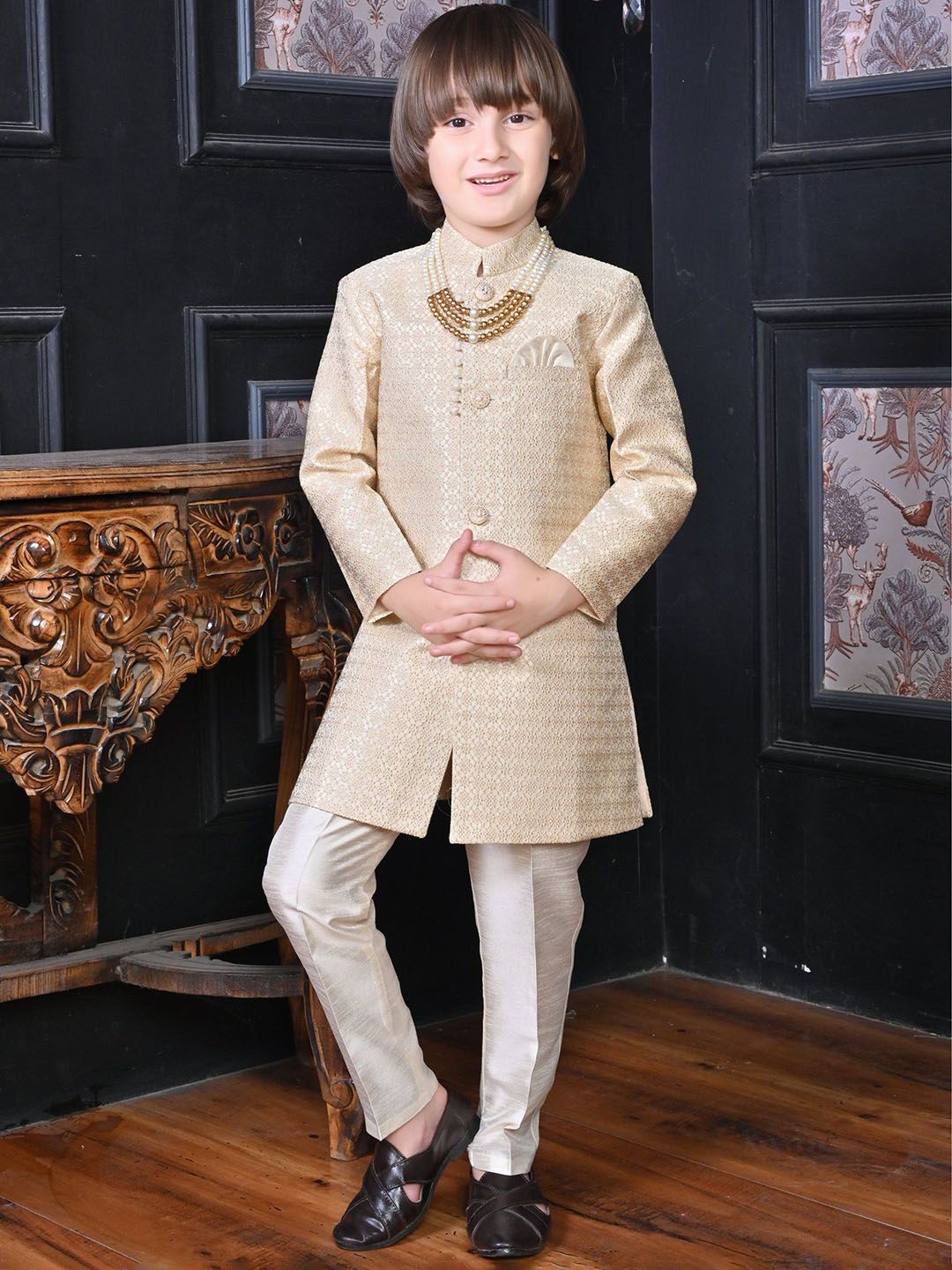 ahhaaaa Embroidered Sherwani Set-picture-47
