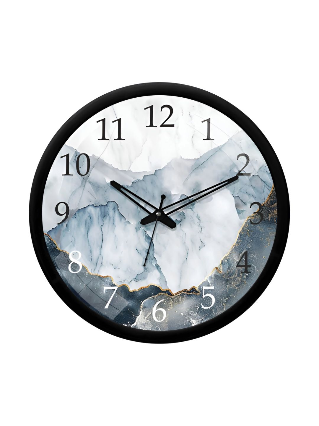 Aura Multicoloured & Multicoloured Printed Contemporary Wall Clock-picture-3