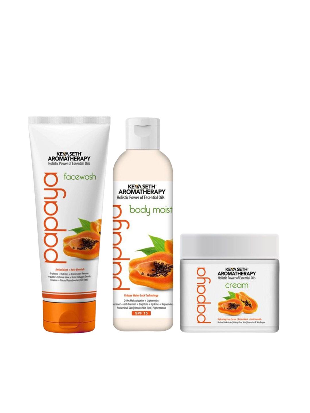 KEYA SETH Aromatherapy Papaya Body Moist, Cream & Face Wash-picture-29