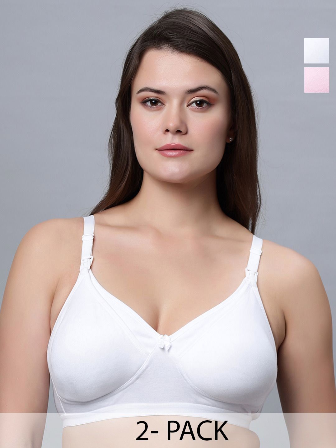 In Care Pack of 2 Full Coverage Lightly Padded Maternity Bra