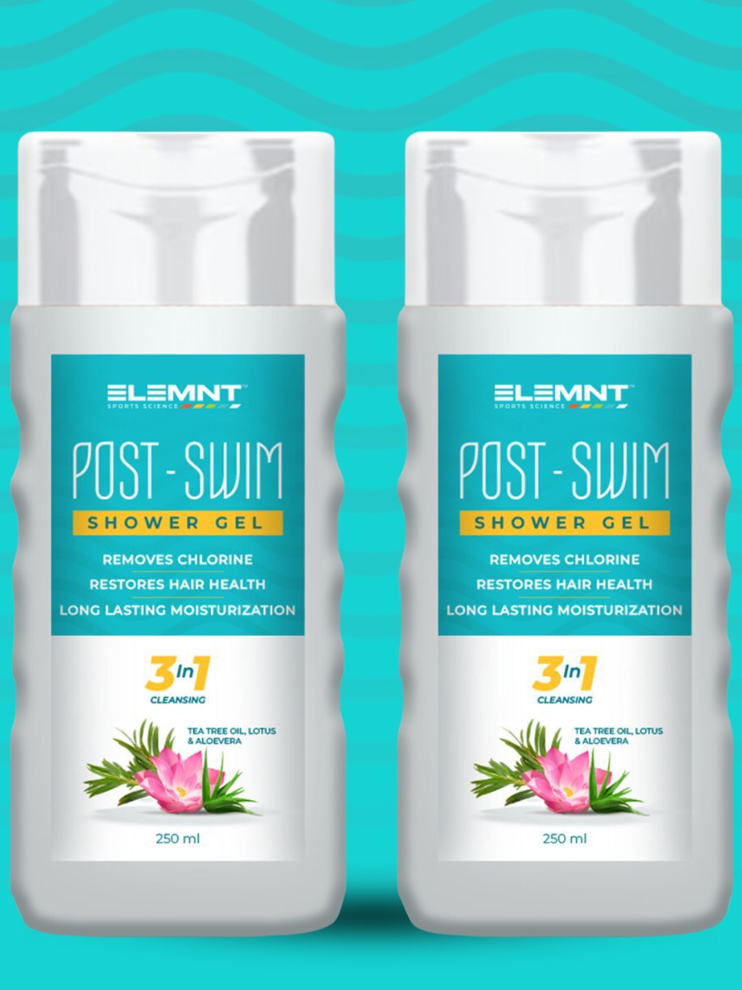 Elemnt Sports Science Set Of 2 Post Swim Shower Gel - 250 ml Each-image-20