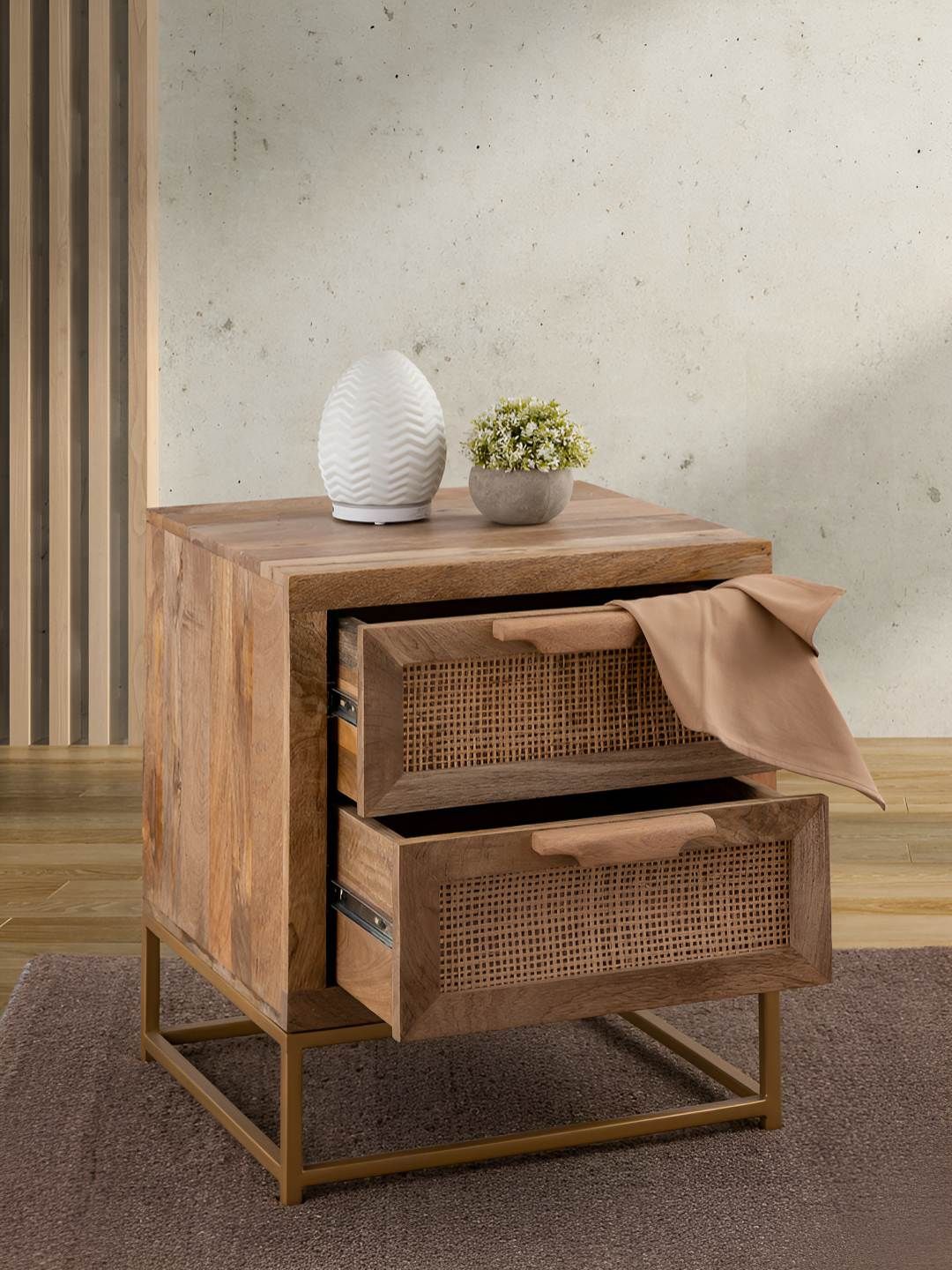 Metalsmith Brown Wooden Rectangle Drawers