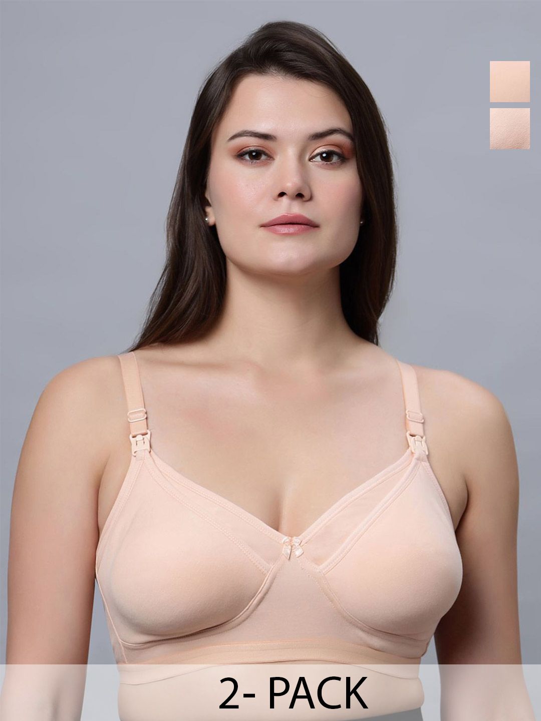 In Care Pack of 2 Full Coverage Lightly Padded Bra