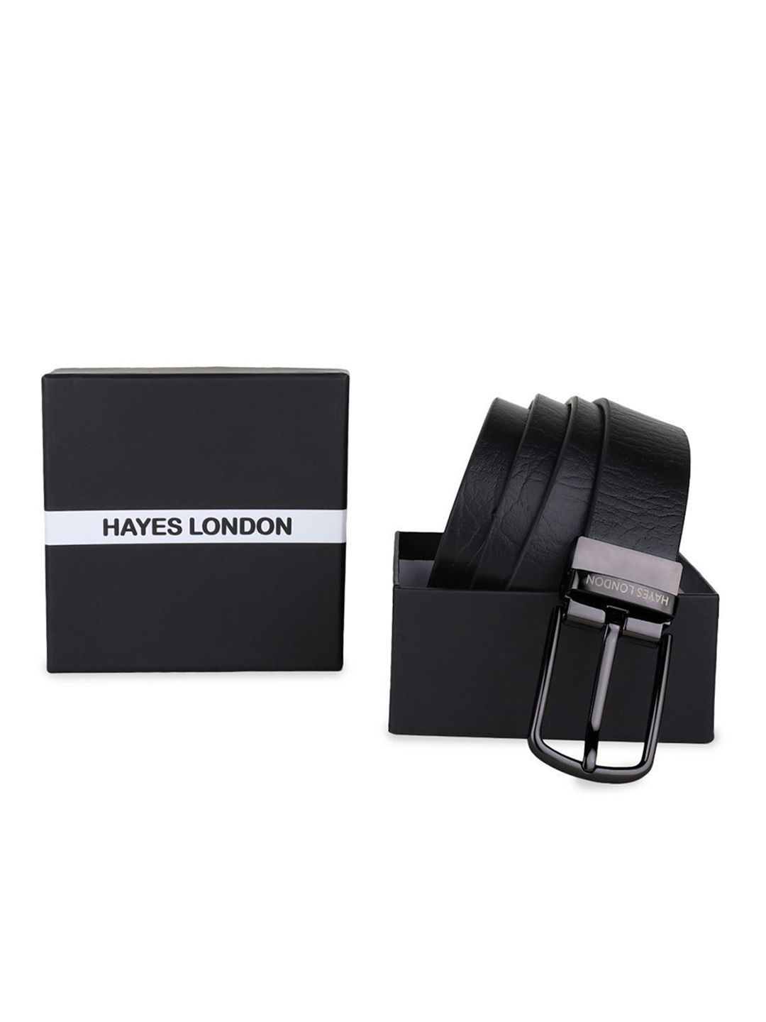 Hayes London Men Textured Leather Reversible Formal Belt-picture-52