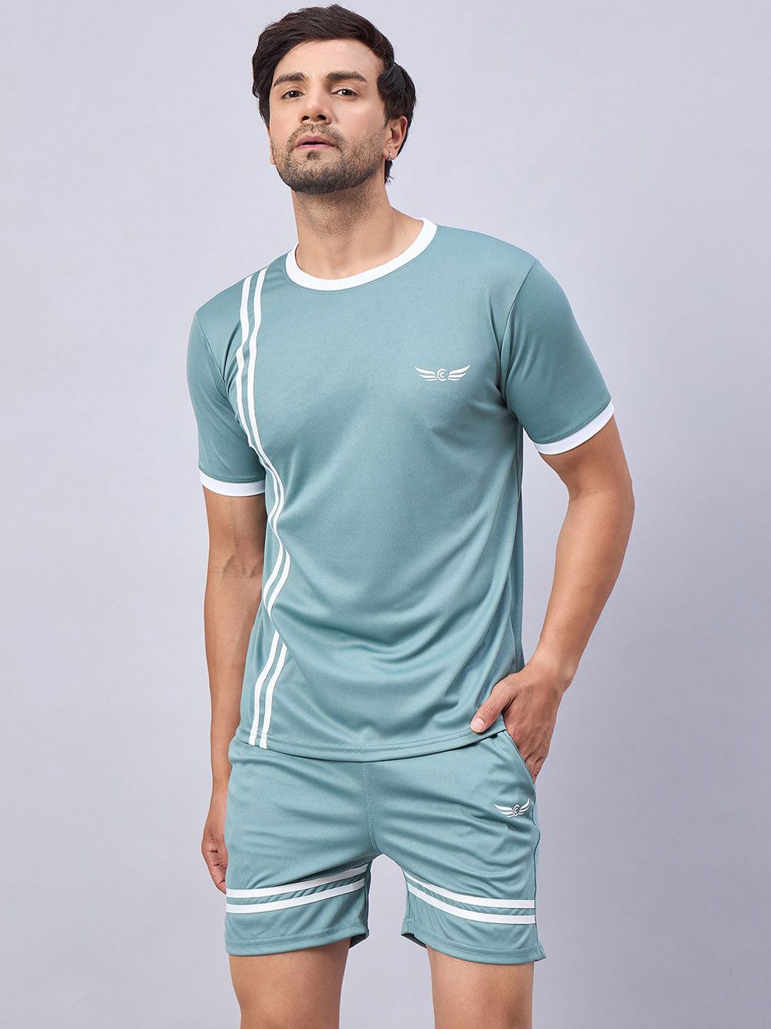 CHROME & CORAL Men Mid-Rise Tracksuits-picture-48