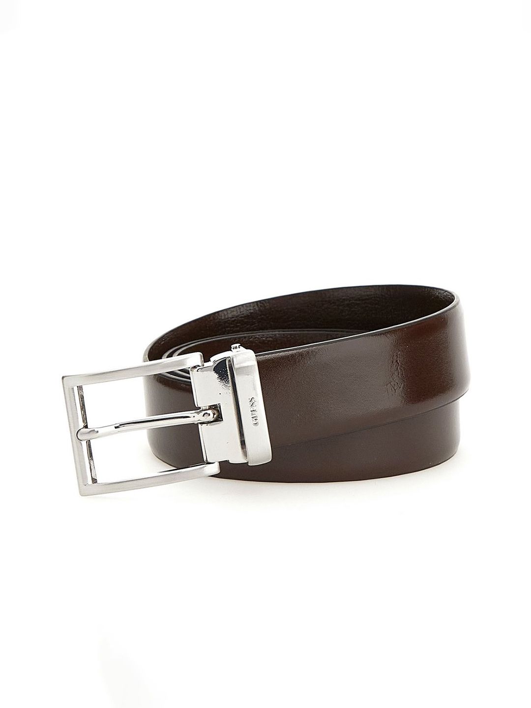 GUESS Men Solid Tang Closure Leather Belt-picture-32