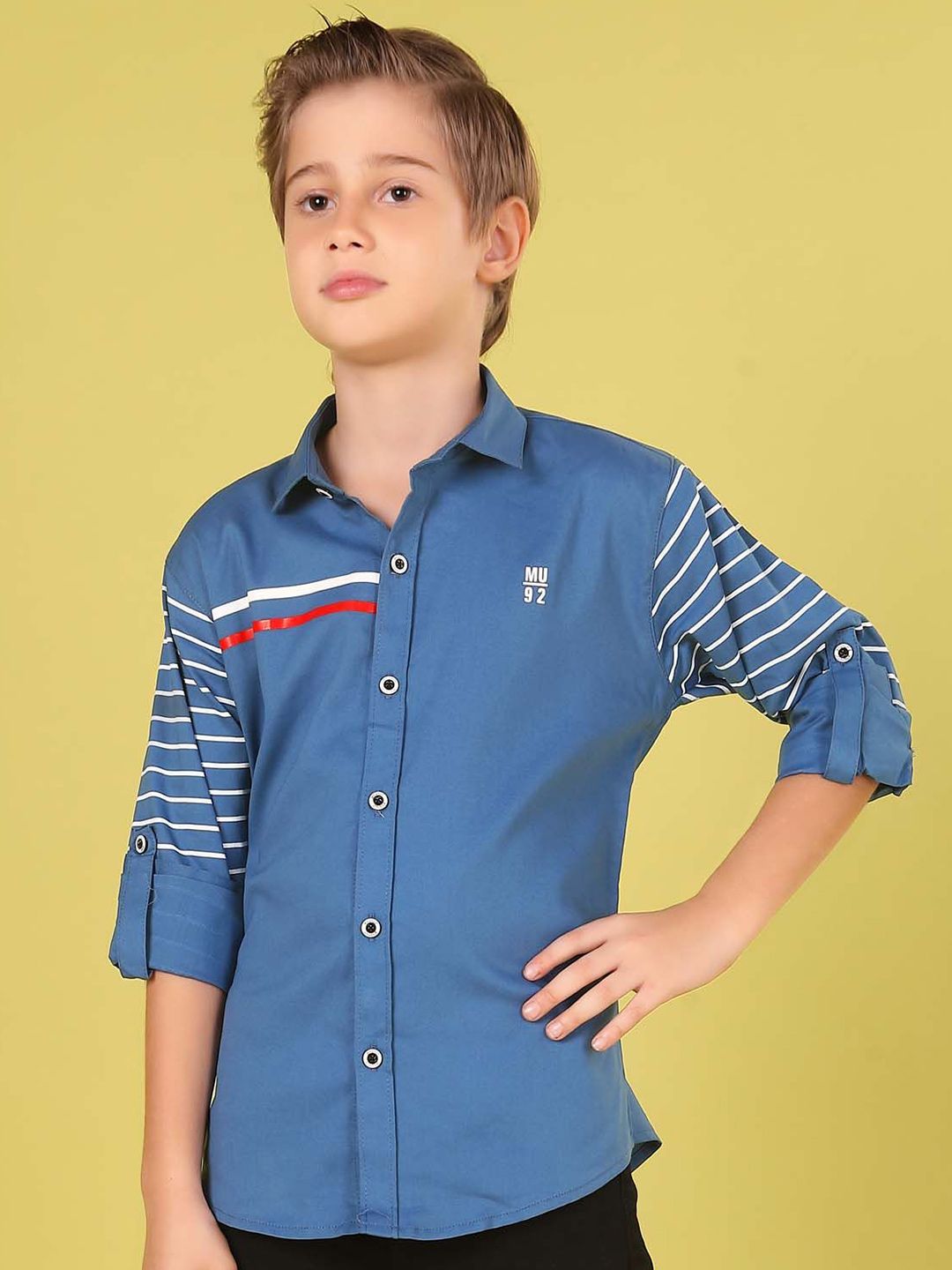 MashUp Boys Classic Opaque Casual Shirt-picture-32