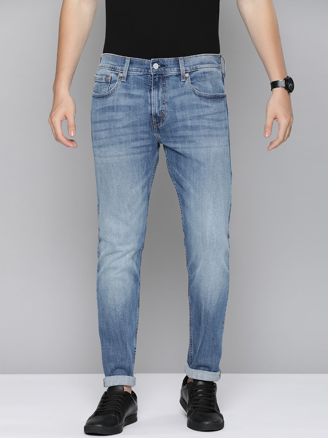 Levis Men 512 Slim Fit Light Fade Stretchable Jeans-image-23