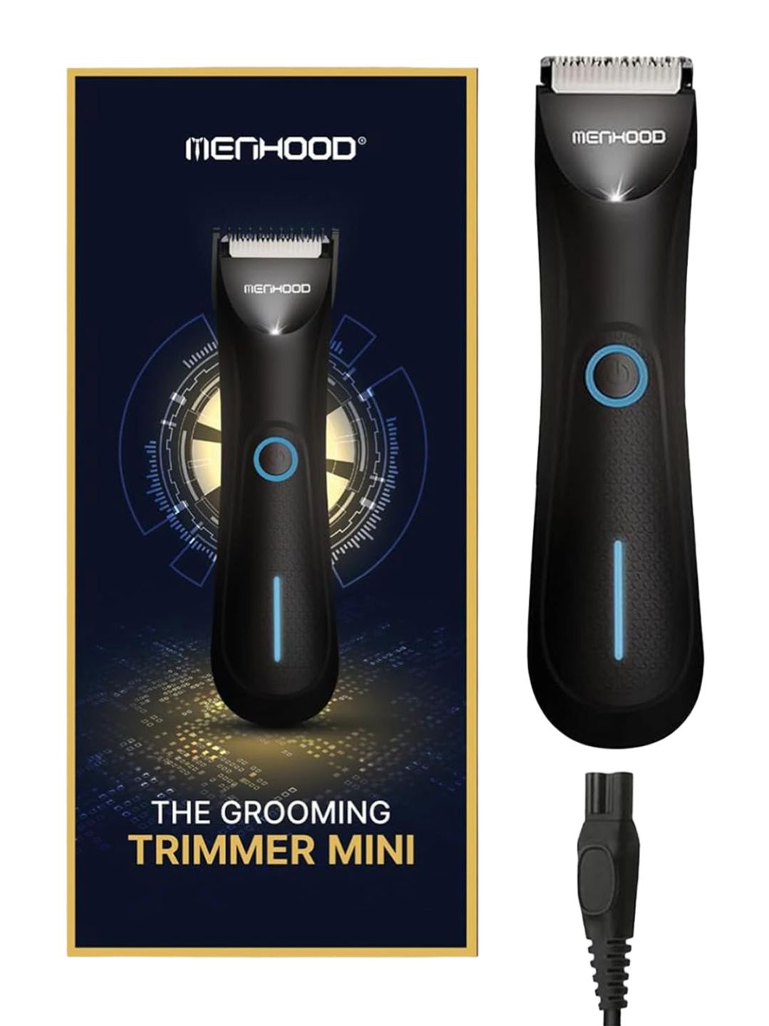 MENHOOD Men Trimmer Mini -Black-picture-24