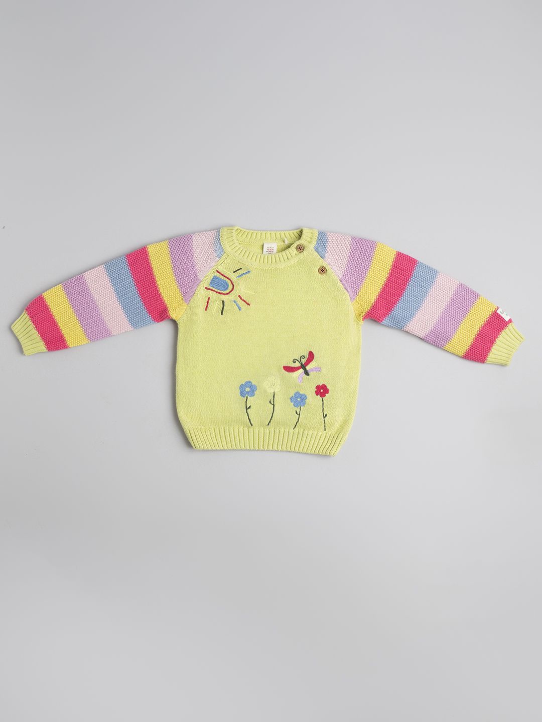 Ed-a-Mamma Baby Girls Floral Printed Pullover-picture-16