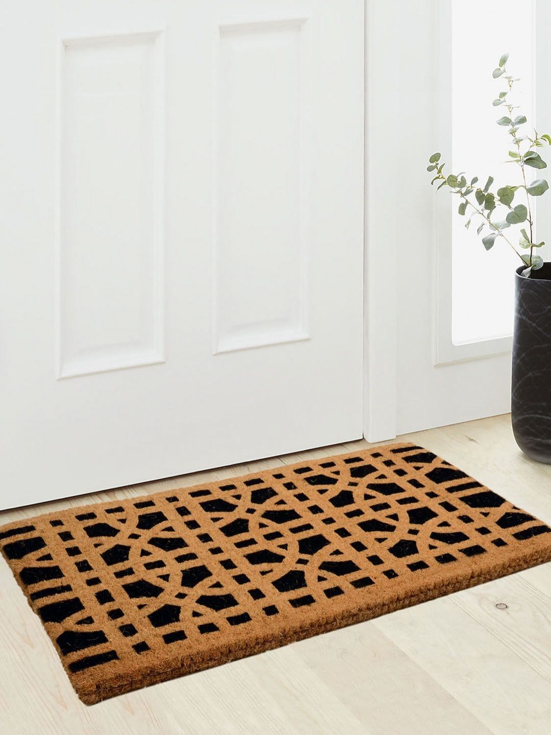 Saral Home Grey Mansion Thick Woven Coir Doormat-picture-17