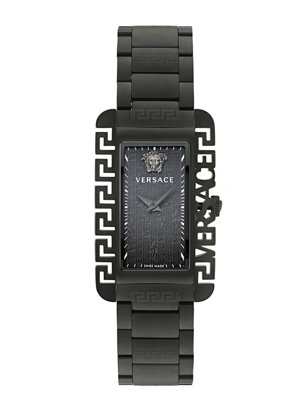 Versace Men Brass Embellished Dial & Stainless Steel Bracelet Style Straps Analogue Watch VE7D00423-picture-3