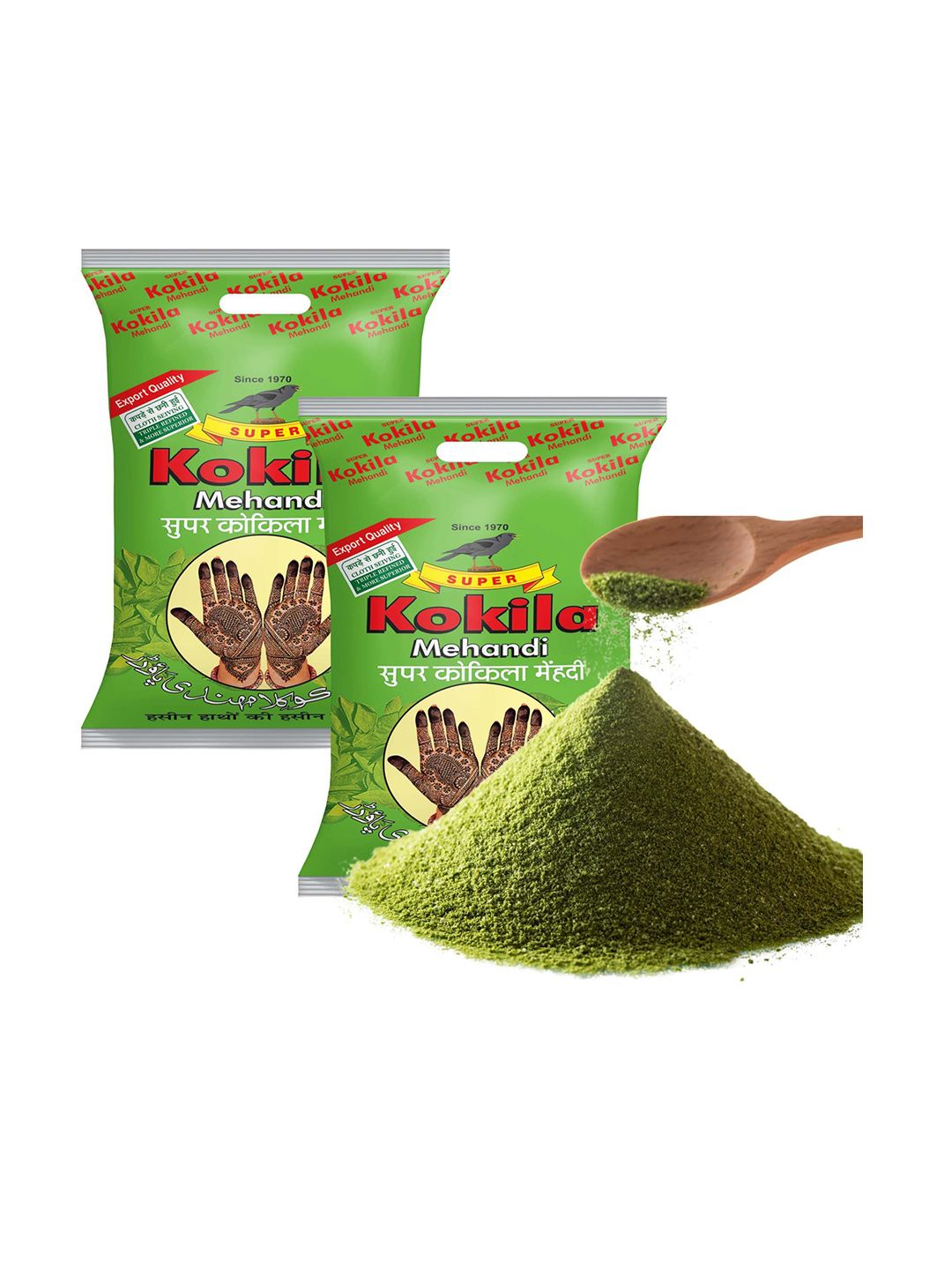 KOKILA Set Of 2 100% Organic Natural Conditioning Henna Powder - 225 g Each- Brown-picture-18