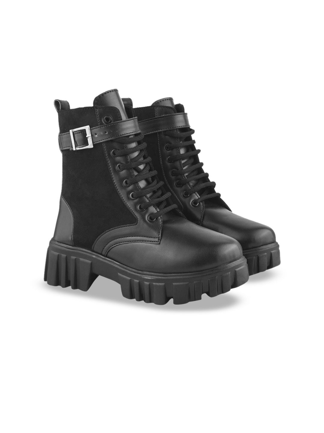 Shoetopia Men Textured Casual Regular Boots-image-24