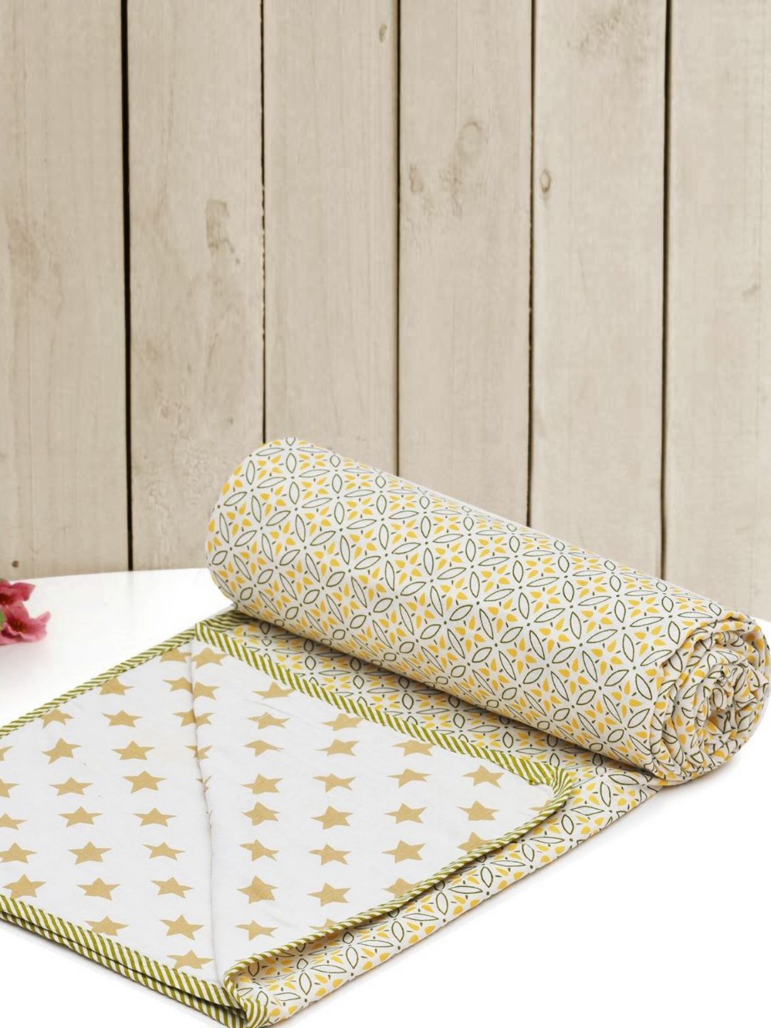 RRC Brown Geometric AC Room 210 GSM Single Bed Dohar-picture-33